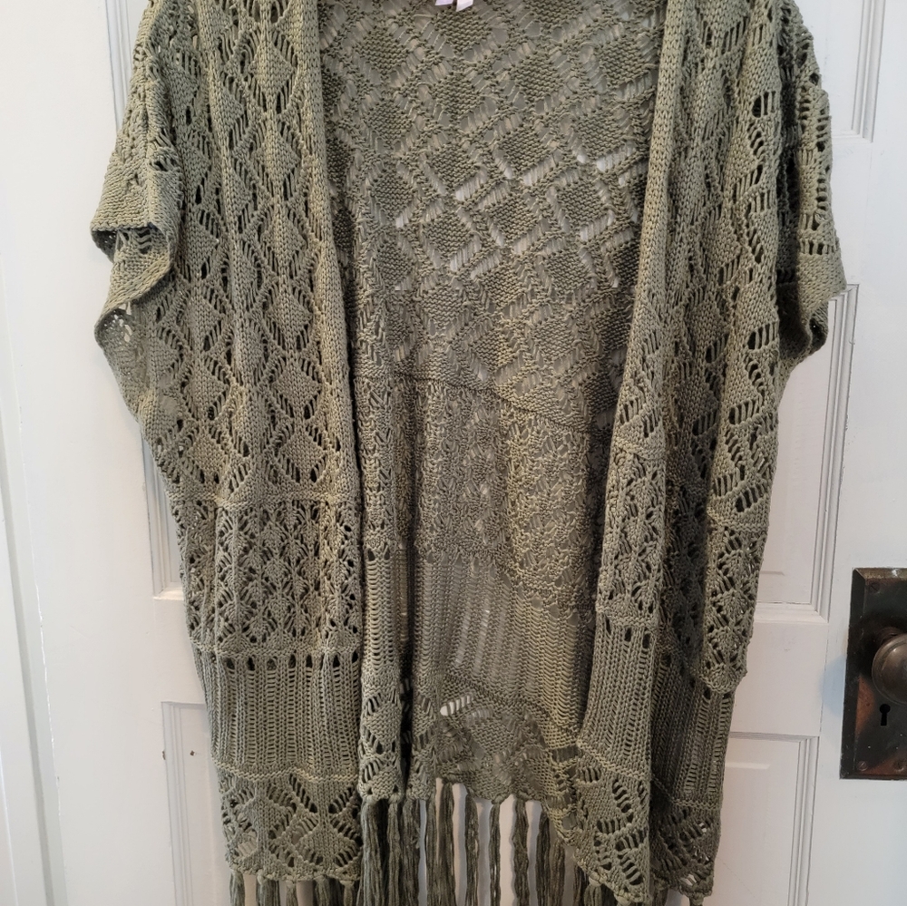 Olive Green Knit Women's Sweater